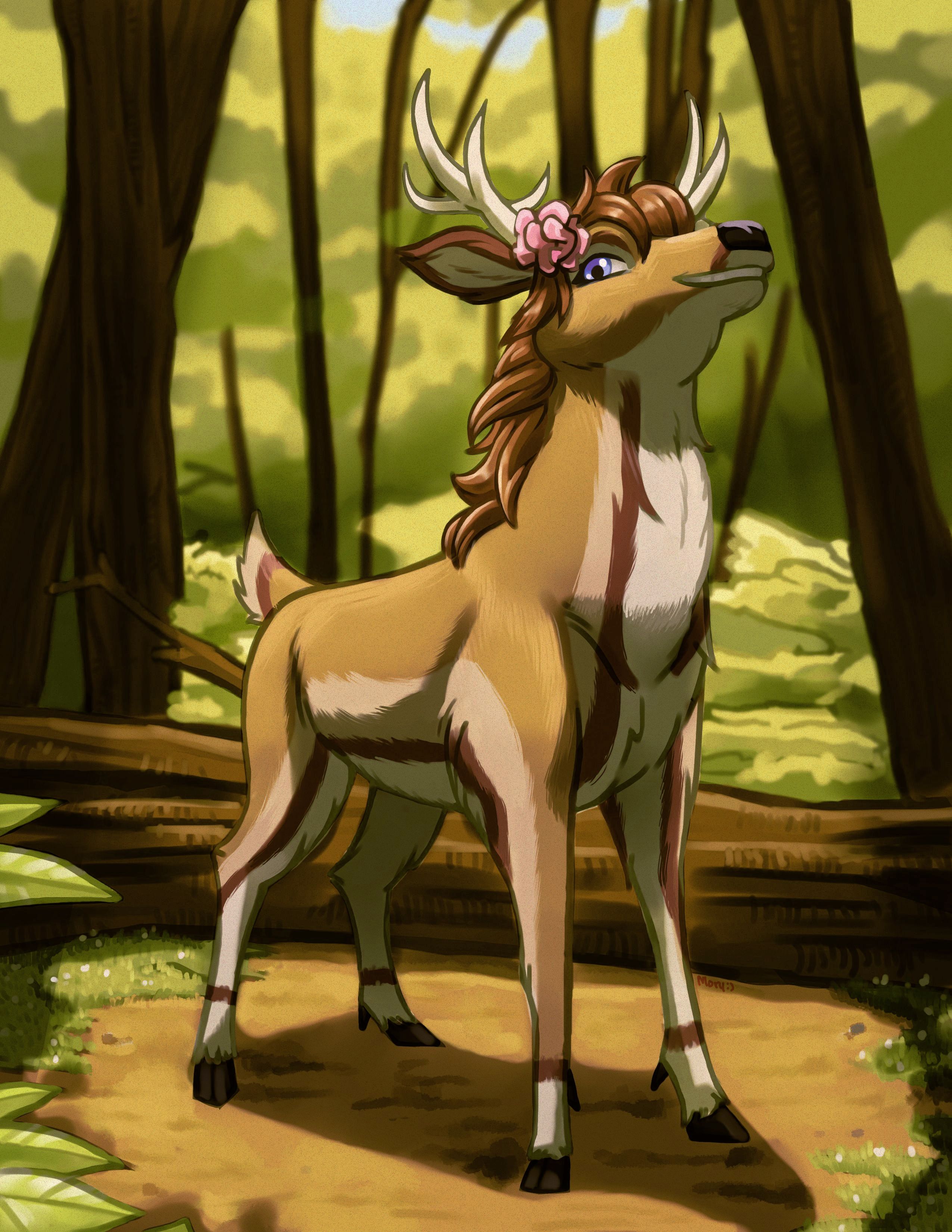 Feral deer fursona